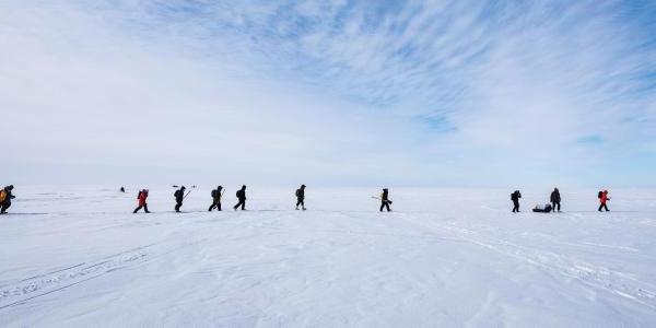 CU Boulder researchers walking across the arctic to study climate